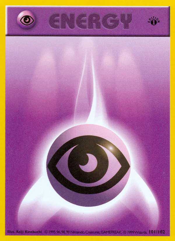 Psychic Energy – Base 101/102 Pokémon card