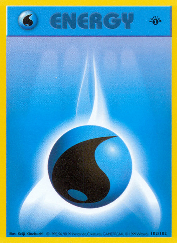 Water Energy – Base 102/102 Pokémon card