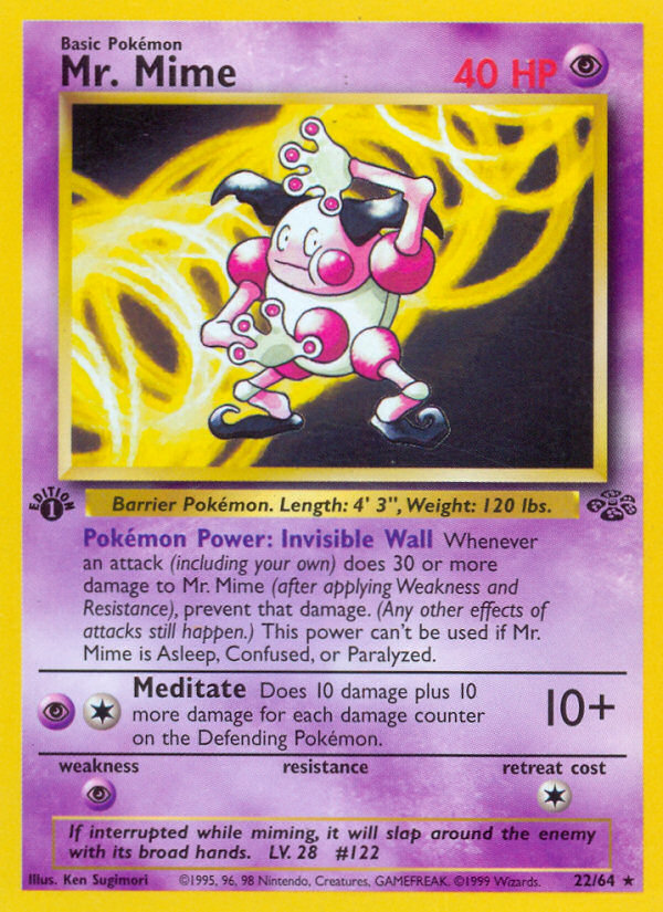 Mr. Mime – Jungle 22/64 Pokémon card
