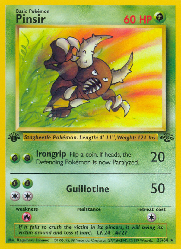 Pinsir – Jungle 25/64 Pokémon card