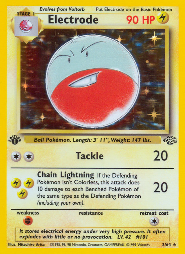 Electrode – Jungle 2/64 Pokémon card