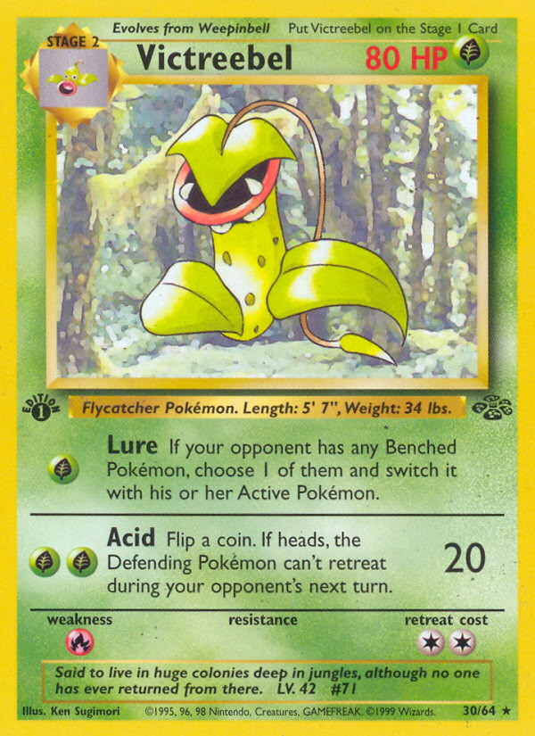 Victreebel – Jungle 30/64 Pokémon card
