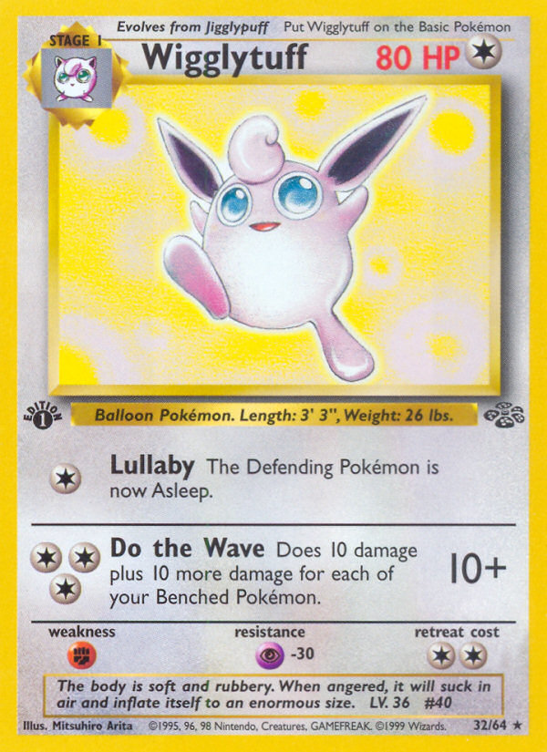 Wigglytuff – Jungle 32/64 Pokémon card