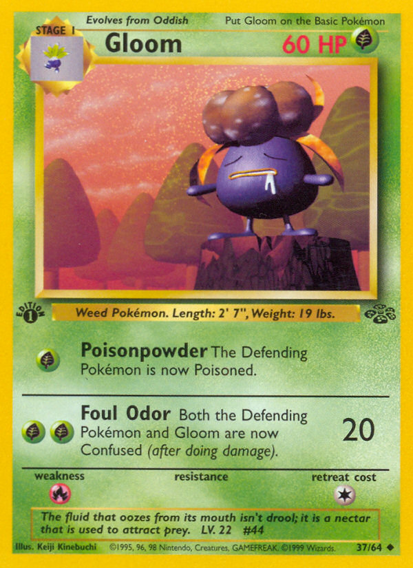 Gloom – Jungle 37/64 Pokémon card