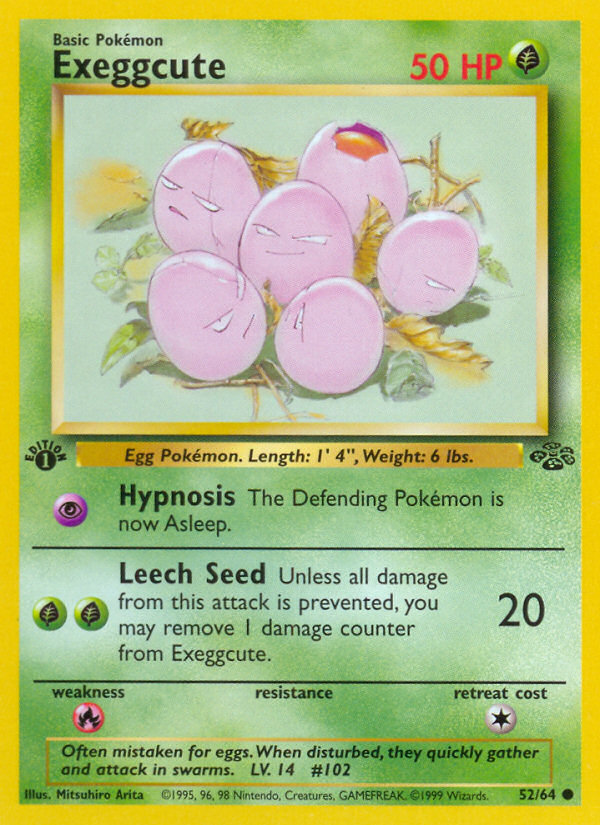 Exeggcute – Jungle 52/64 Pokémon card