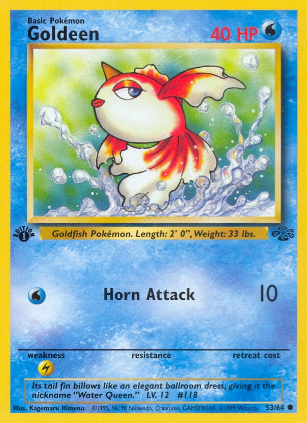 Goldeen – Jungle 53/64 Pokémon card