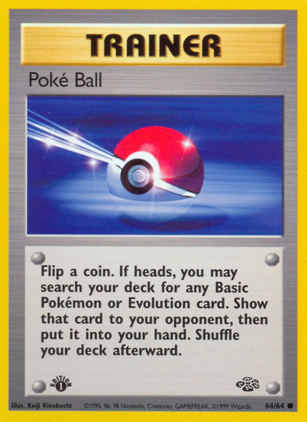 Poké Ball – Jungle 64/64 Pokémon card