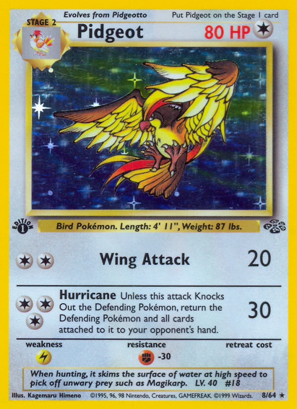 Pidgeot – Jungle 8/64 Pokémon card