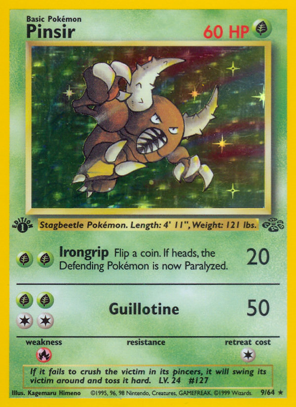 Pinsir – Jungle 9/64 Pokémon card