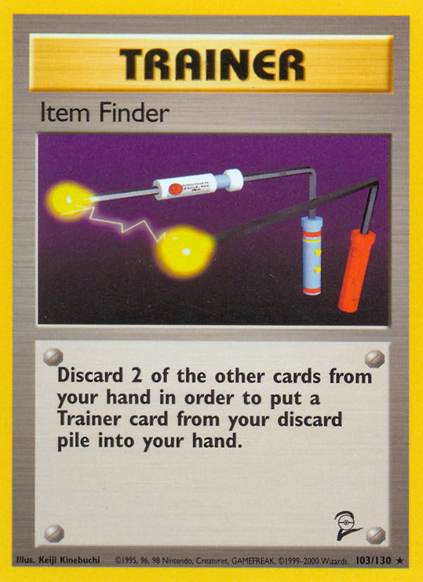 Item Finder – Base Set 2 103/130 Pokémon card