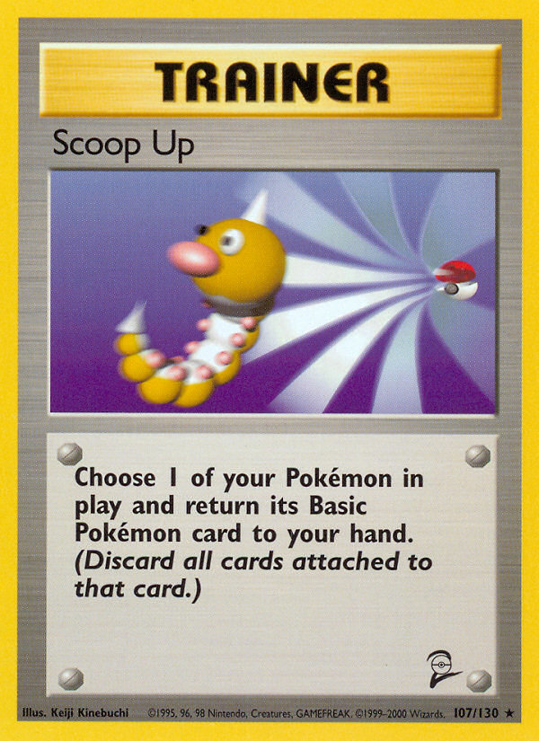 Scoop Up – Base Set 2 107/130 Pokémon card