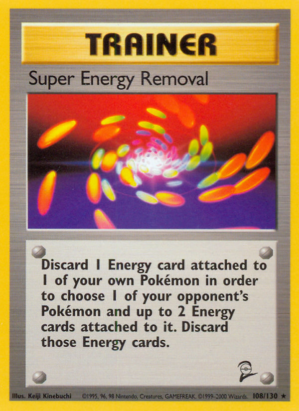 Super Energy Removal – Base Set 2 108/130 Pokémon card