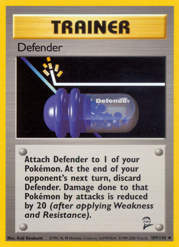 Defender – Base Set 2 109/130 Pokémon card