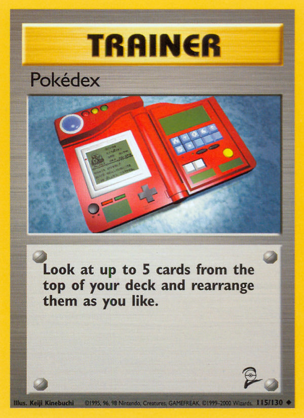 Pokédex – Base Set 2 115/130 Pokémon card