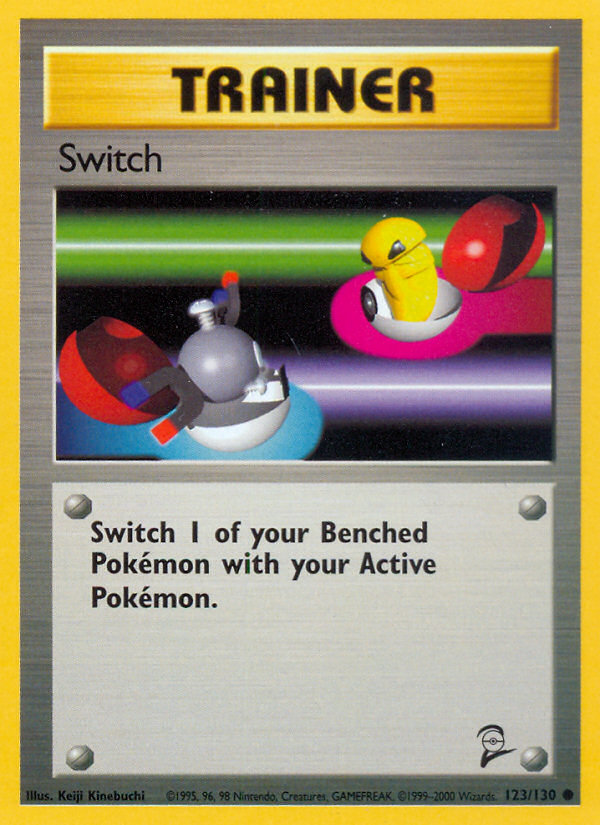 Switch – Base Set 2 123/130 Pokémon card