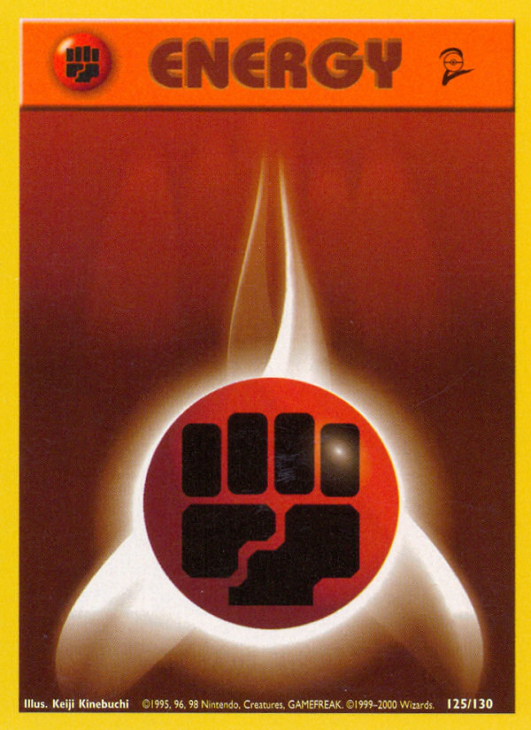 Fighting Energy – Base Set 2 125/130 Pokémon card