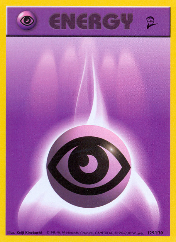 Psychic Energy – Base Set 2 129/130 Pokémon card