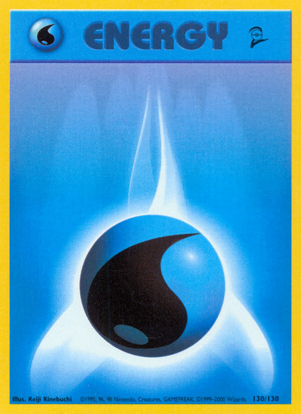 Water Energy – Base Set 2 130/130 Pokémon card