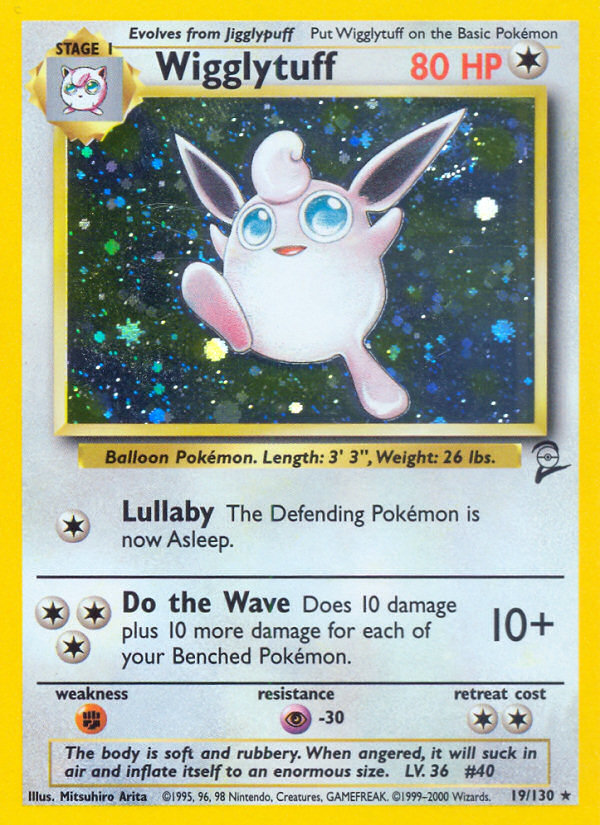 Wigglytuff – Base Set 2 19/130 Pokémon card
