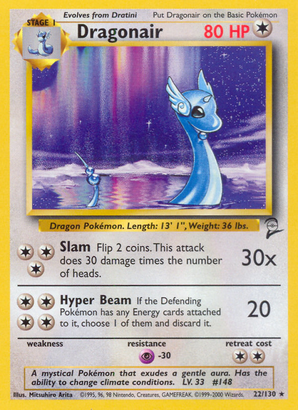 Dragonair – Base Set 2 22/130 Pokémon card