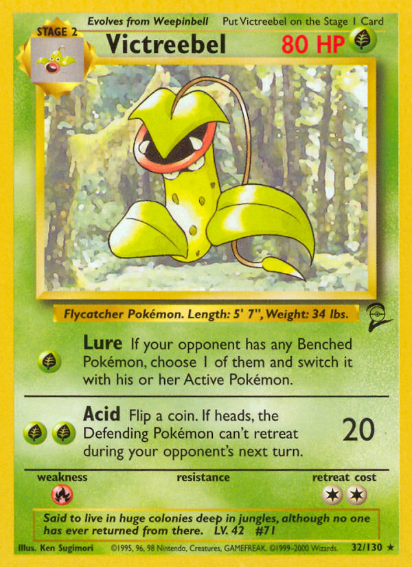 Victreebel – Base Set 2 32/130 Pokémon card