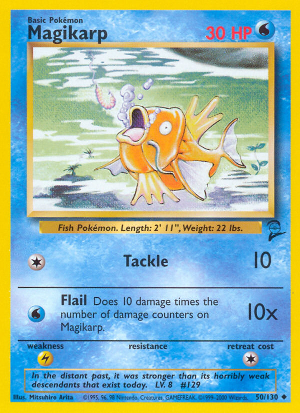 Magikarp – Base Set 2 50/130 Pokémon card