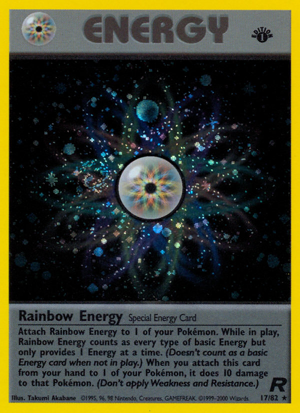 Rainbow Energy – Team Rocket 17/82 Pokémon card