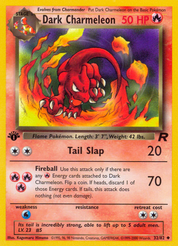 Dark Charmeleon – Team Rocket 32/82 Pokémon card