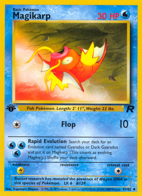 Magikarp – Team Rocket 47/82 Pokémon card