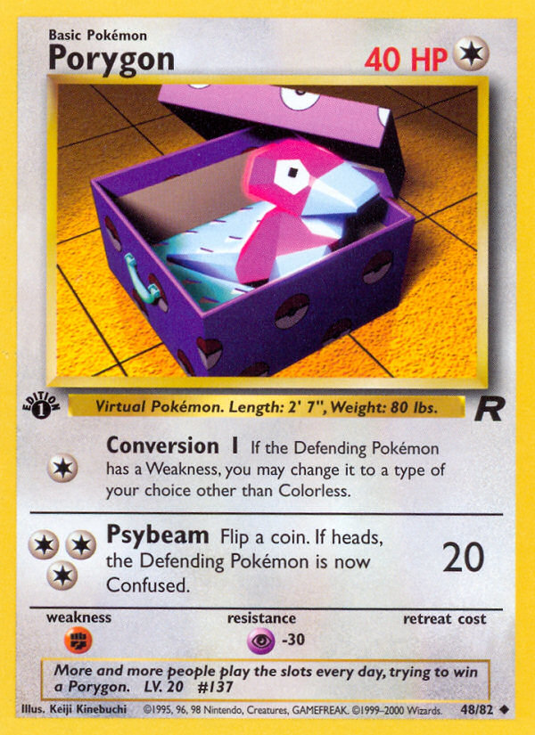 Porygon – Team Rocket 48/82 Pokémon card