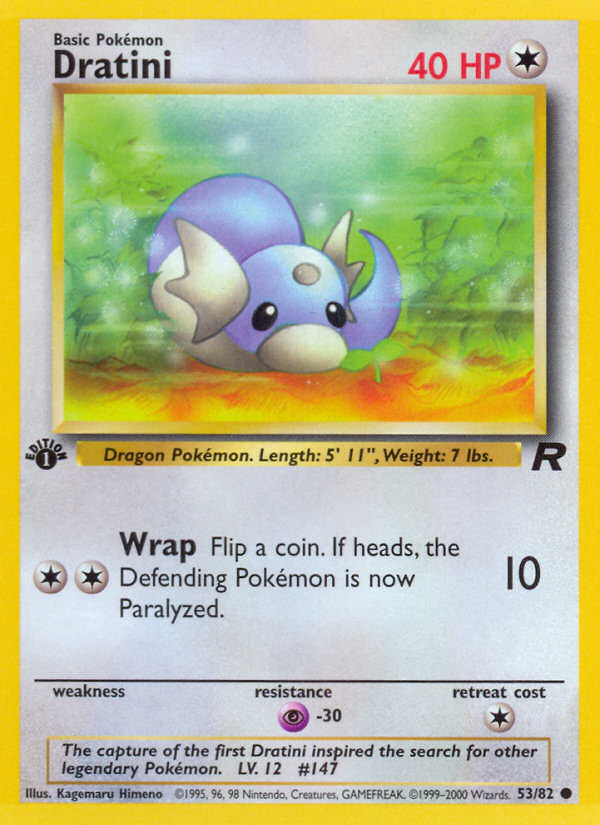 Dratini – Team Rocket 53/82 Pokémon card