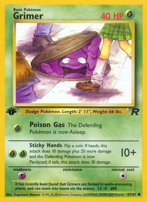 Grimer – Team Rocket 57/82 Pokémon card