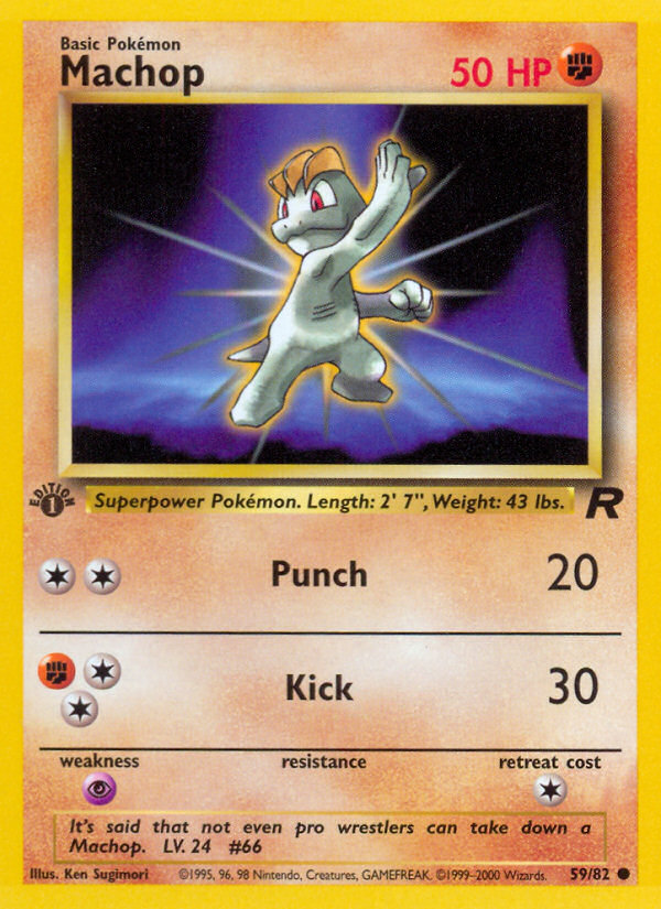 Machop – Team Rocket 59/82 Pokémon card