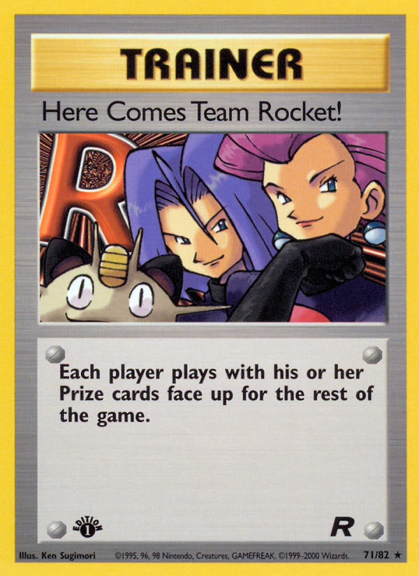 Here Comes Team Rocket! – Team Rocket 71/82 Pokémon card