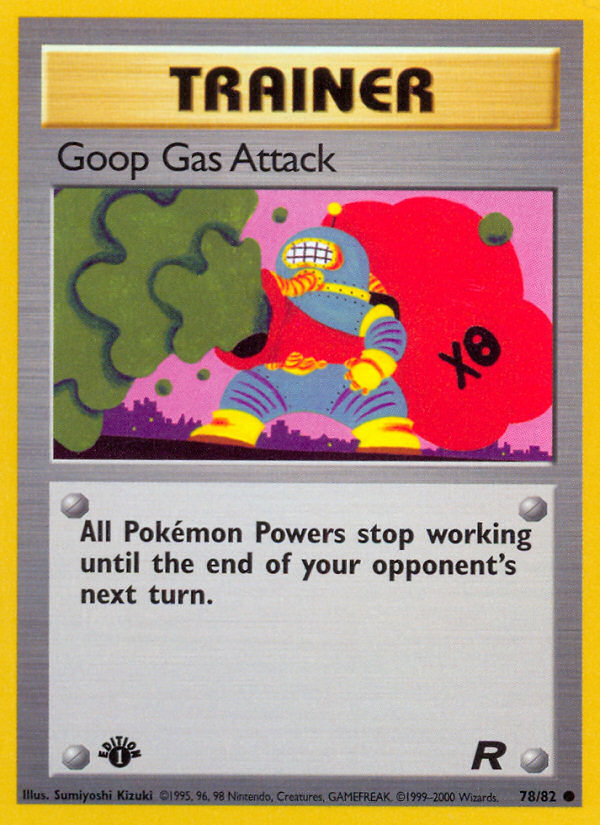 Goop Gas Attack – Team Rocket 78/82 Pokémon card