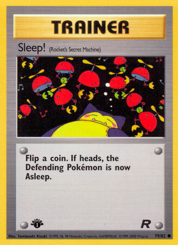 Sleep! – Team Rocket 79/82 Pokémon card