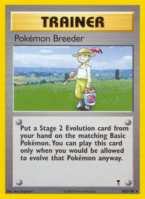Pokémon Breeder – Legendary Collection 102/110 Pokémon card