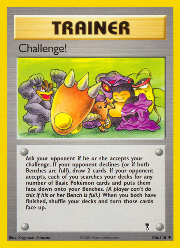 Challenge! – Legendary Collection 106/110 Pokémon card