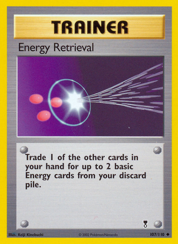 Energy Retrieval – Legendary Collection 107/110 Pokémon card