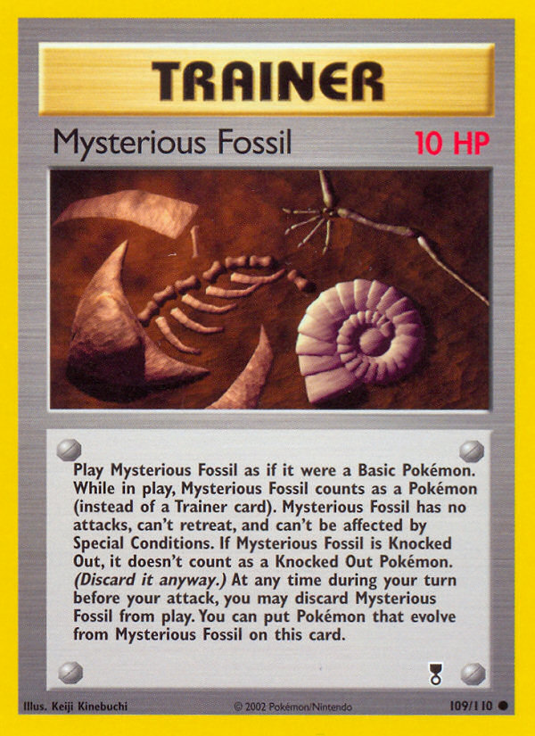Mysterious Fossil – Legendary Collection 109/110 Pokémon card
