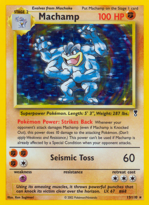 Machamp – Legendary Collection 15/110 Pokémon card
