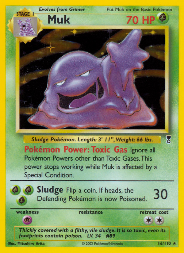 Muk – Legendary Collection 16/110 Pokémon card