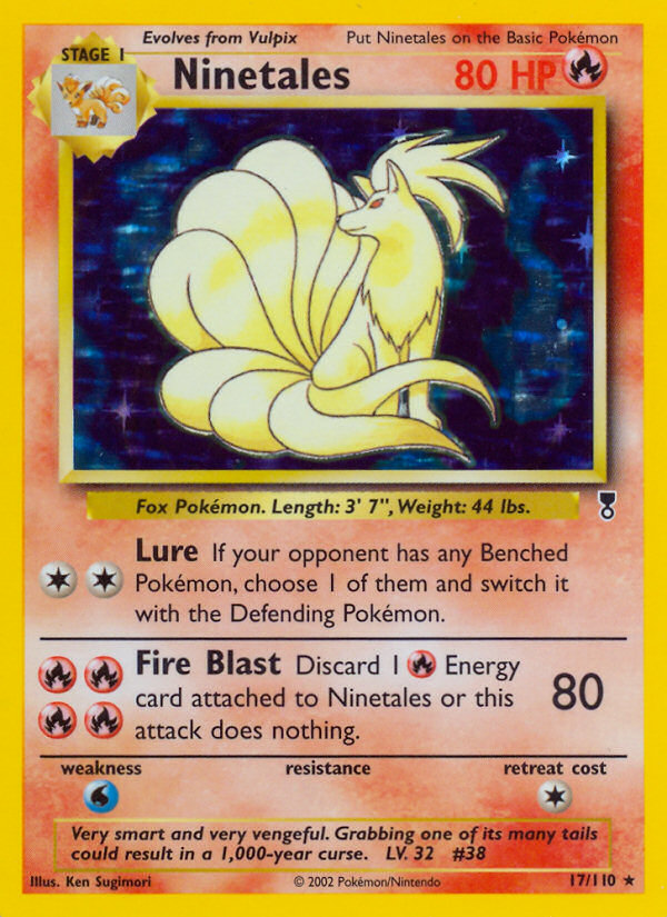 Ninetales – Legendary Collection 17/110 Pokémon card