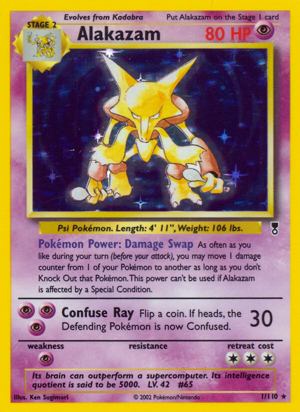 Alakazam – Legendary Collection 1/110 Pokémon card