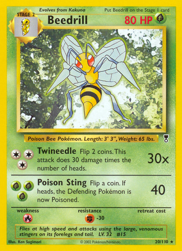 Beedrill – Legendary Collection 20/110 Pokémon card