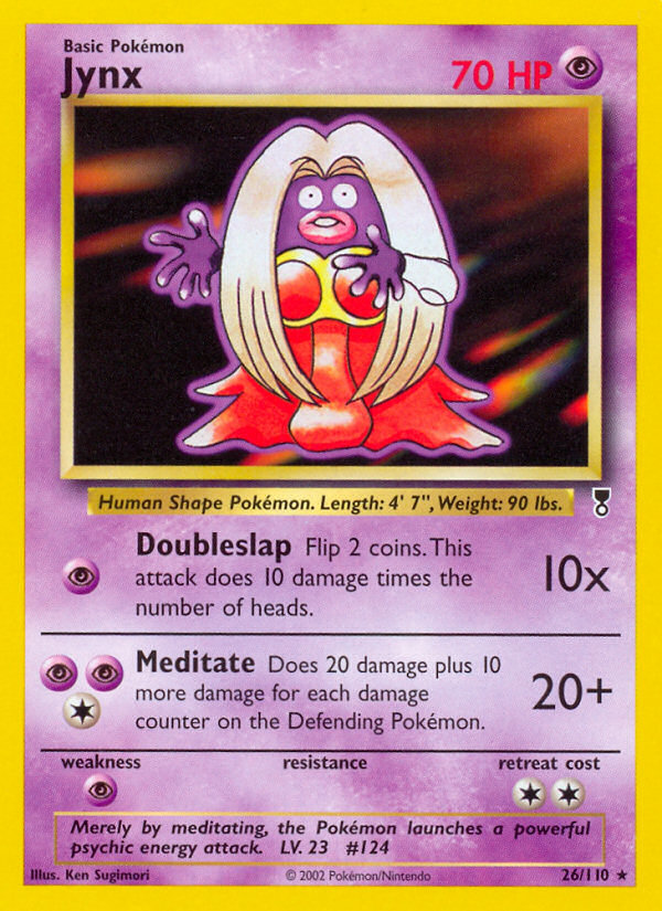 Jynx – Legendary Collection 26/110 Pokémon card