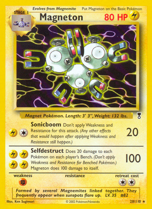 Magneton – Legendary Collection 28/110 Pokémon card