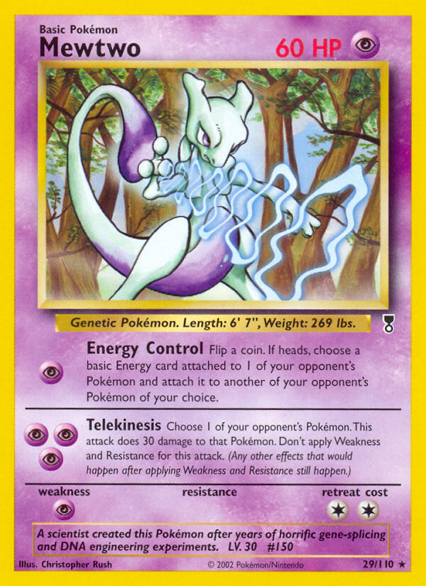 Mewtwo – Legendary Collection 29/110 Pokémon card