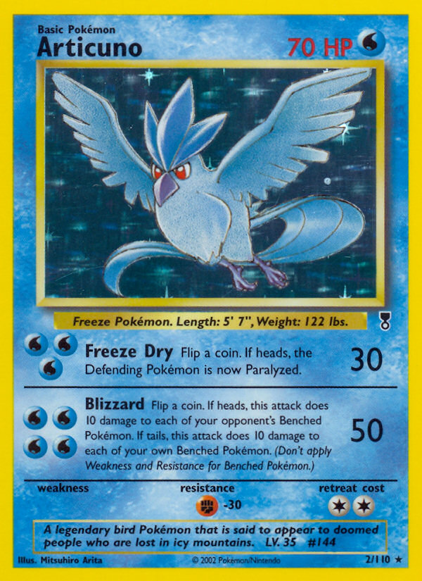 Articuno – Legendary Collection 2/110 Pokémon card