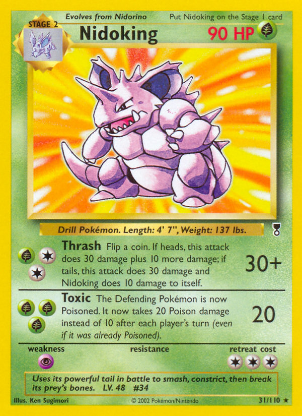 Nidoking – Legendary Collection 31/110 Pokémon card
